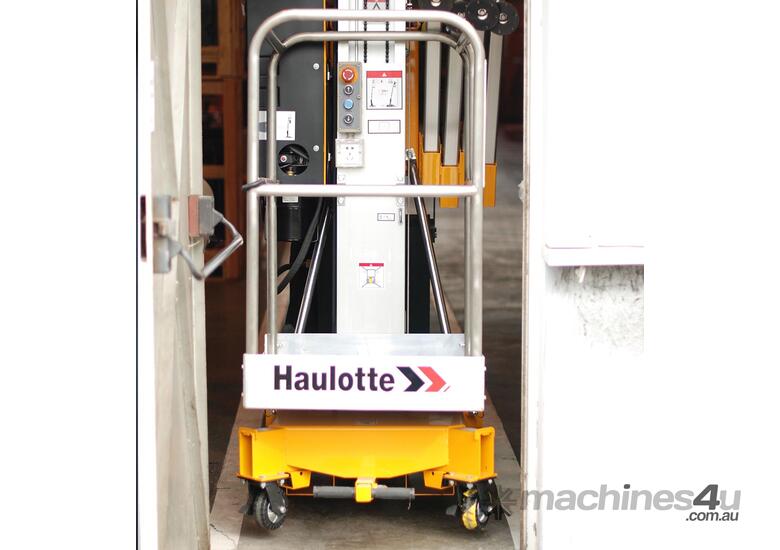 caption Haulotte Push Around Boom Lift | Quickup 11
