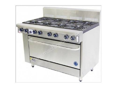 Goldstein 8 Burner Gas Top With Electric High Speed Oven