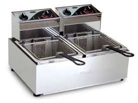 Roband F28 8lt Bench Top Twin Pan Fryer - picture0' - Click to enlarge