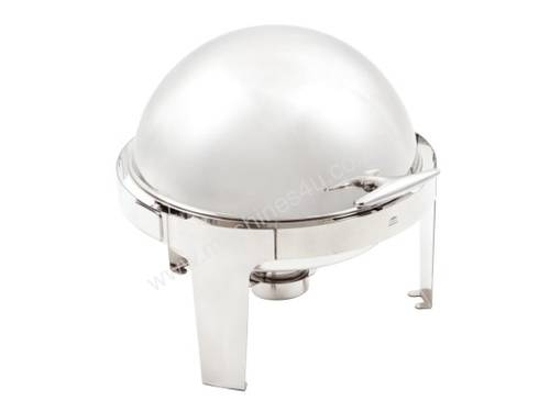 Olympia Paris Deluxe Round Roll Top Chafer Set 6Ltr