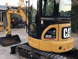 Cat 303C CR 3.5T Excavator Enclosed Cab New Rubber Pads - picture0' - Click to enlarge