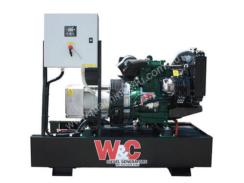 7.6kVA, Three Phase, Lister Petter Open Standby Generator