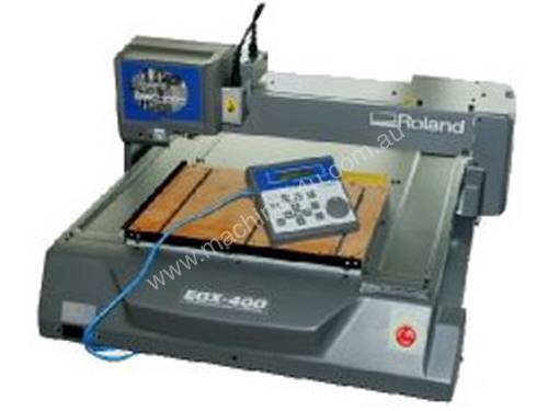 EGX 400 Roland Engraver with extraction cover and air lube delivery