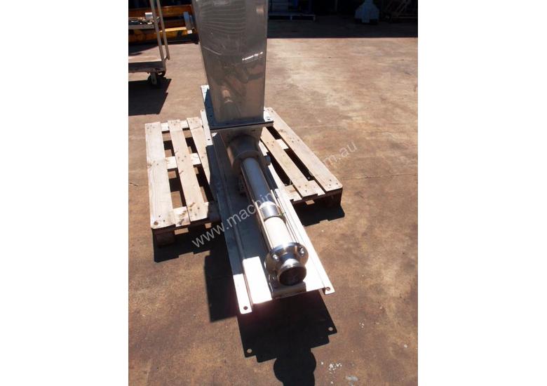 caption Open Throat Helical Rotor Pump, IN: 550mm L x 230mm W, OUT: 75mm Dia