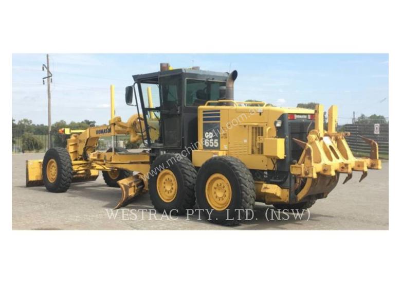 caption KOMATSU AMERICA GD655 Motor Graders