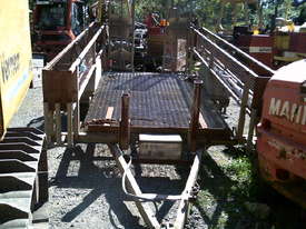 3ton plant trailer , electric brakes , ramps , - picture0' - Click to enlarge