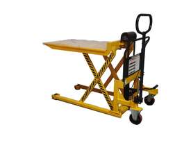 1T Skid Lifter / Pallet Jack with Platform Max Lift Height 833mm - picture0' - Click to enlarge