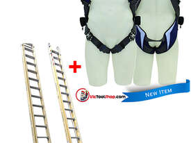 Oldfields Extension Ladder 8.8 Meter with Exofit Safety Harness  - picture0' - Click to enlarge