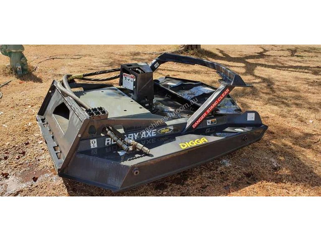 Used Digga Rotary Axe Slasher Inc Excavator Mount Slasher in , - Listed ...