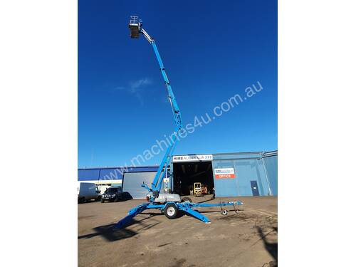 Genie TZ50 Trailer Boom Lift - Excellent Condition - Self Propelled