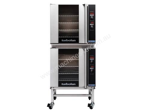 Turbofan E32D4/2 - Full Size Tray Digital Electric Convection Ovens Double Stacked