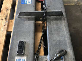 2000kg Forklift Jib Attachment East West Engineering SJ2 2 Hook Point Positions - picture2' - Click to enlarge