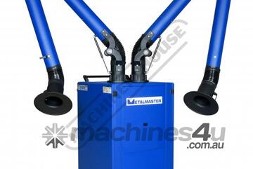 Mobile Welding Fume Filter - Twin Arm Clear Air Dual Stage HEPA Filter System High Volume 2600 m3/h