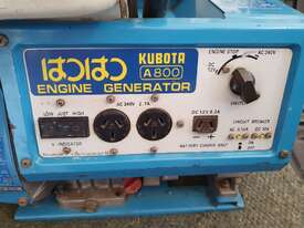 KUBOTA A800 PETROL ENGINE GENERATOR - picture1' - Click to enlarge