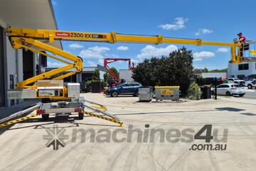 Monitor 2300EXBP - 23m Hybrid Trailer Mounted Lift | 12.7m Horizontal Outreach | Self Driving |