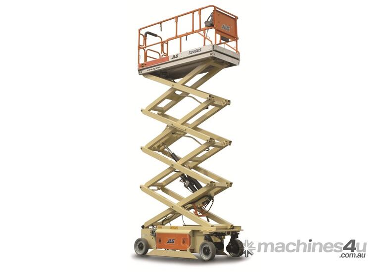 caption JLG 3246ES 32ft/10mtr Electric Scissor Lift