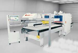 Wood Tech 6 Sided Throughfeed CNC Drilling Boring Inserting