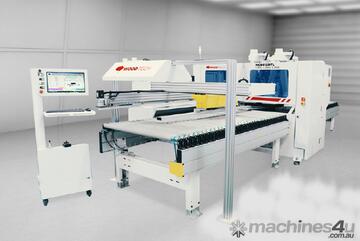 Wood Tech 6 Sided Throughfeed CNC Drilling Boring Inserting