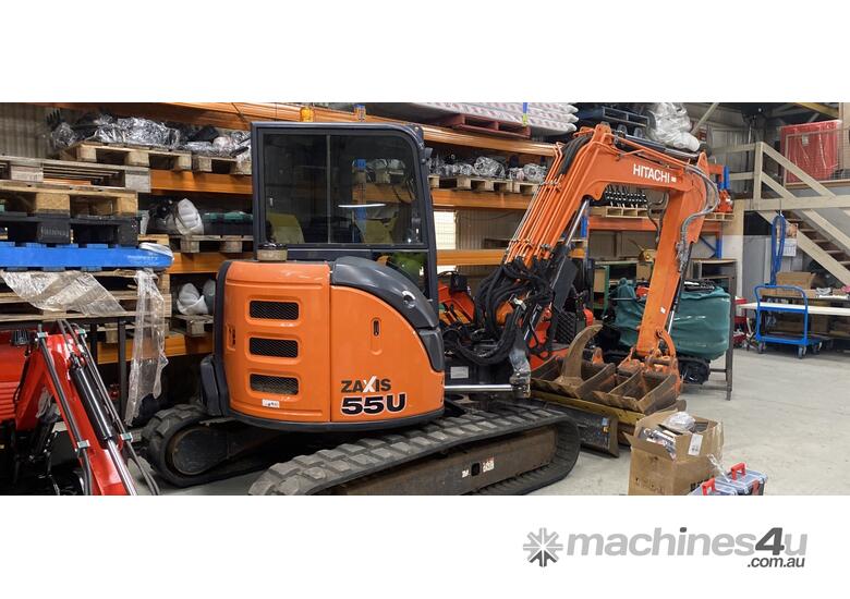 caption Hitachi ZAXIS 55U
