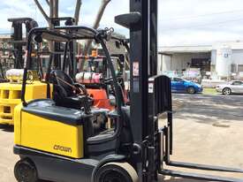 Crown FC4500 2.5 Ton 6.5 Metre Lift Cushion Tyres Compact Electric Forklift - Fully Refurbished - picture0' - Click to enlarge