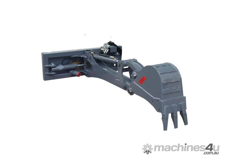 caption Norm Skid Steer Swing Hoes - 70° Swing Each Way