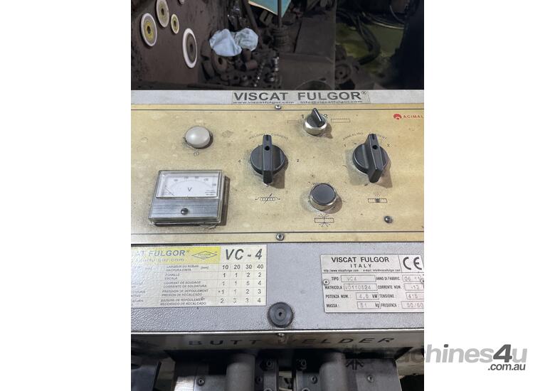 Used 2011 viscat fulgor VC4 Bandsaw Blade Welder in , Listed on