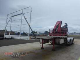 Vawdrey 12 Pallet A Trailer with Fassi Crane - picture0' - Click to enlarge