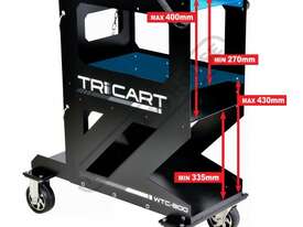 WTC-800 TRI-CART Multi-Machine Welding Trolley Suits up to 3 Machines Suits MIGS, TIGS & PLASMA - picture2' - Click to enlarge