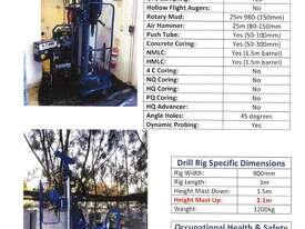 Track Mounted Drilling Rig - Super Tight Access - picture1' - Click to enlarge