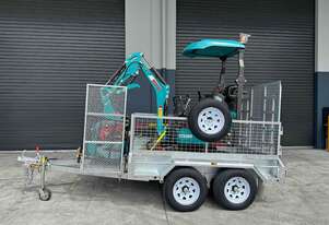 HAIHONG CTX8012 PRO 1.3T 3CYL YANMAR 10 X ATTACH AND 3.2T TRAILER PACKAGE DEAL