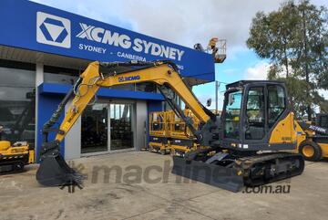 XCMG 8T Excavator Civil Spec ZERO SWING XE80U + BUCKET PACKAGE