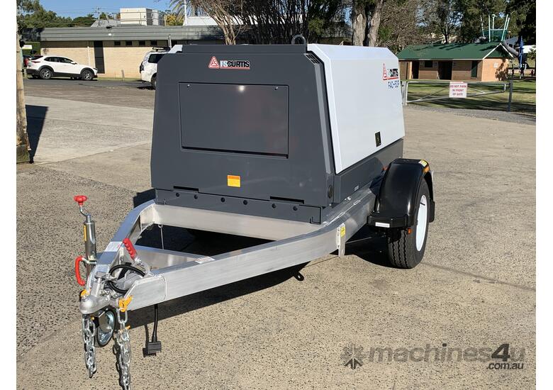 caption CVA Compressors - New FS-Curtis FAC-52P - 185cfm Towable Portable Diesel Air Compressor