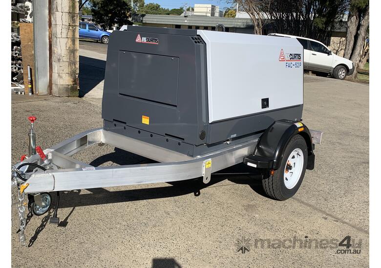 caption CVA Compressors - New FS-Curtis FAC-52P - 185cfm Towable Portable Diesel Air Compressor