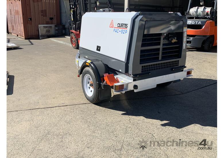 caption CVA Compressors - New FS-Curtis FAC-52P - 185cfm Towable Portable Diesel Air Compressor