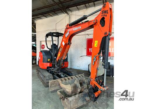 CLEARANCE! 2020 Kubota 3.5T U35 Open Canopy Excavator + Bucket Package (Traded In) 