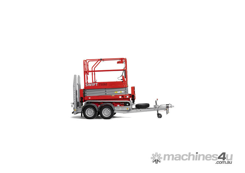 SWIFT TS06E tracked Scissor Lift & Trailer Package
