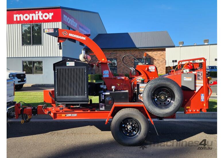 caption Morbark 1215 Diesel Wood Chipper - 85HP Kubota Diesel