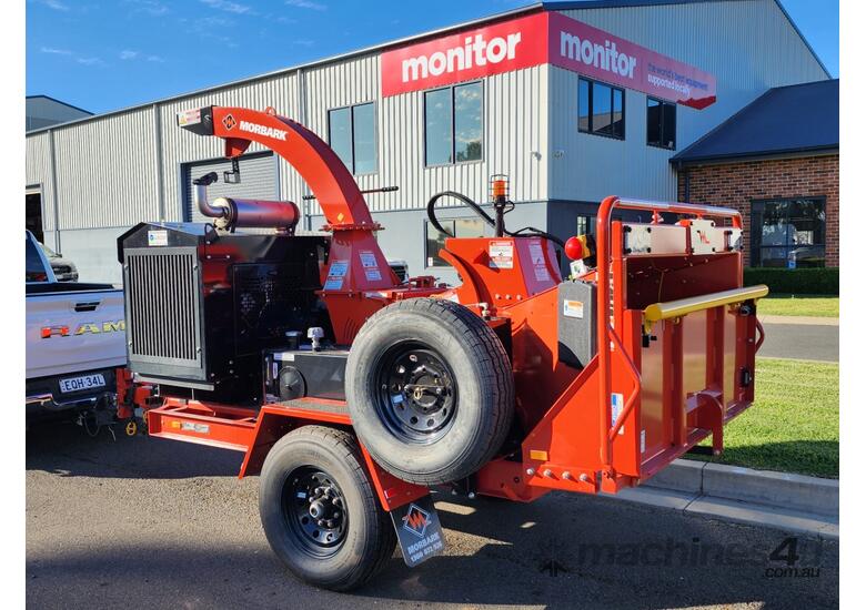 caption Morbark 1215 Diesel Wood Chipper - 85HP Kubota Diesel