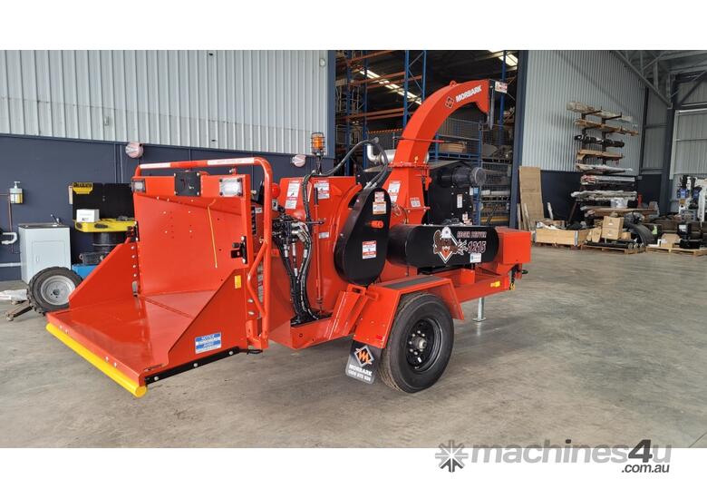 caption Morbark 1215 Diesel Wood Chipper - 85HP Kubota Diesel