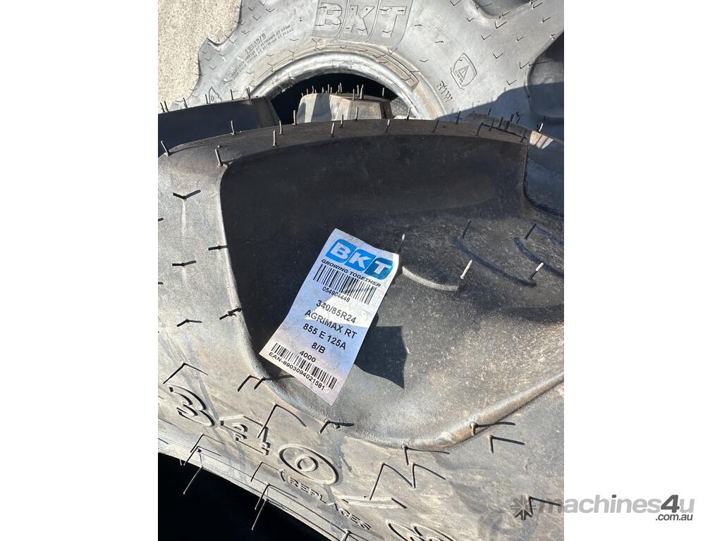 Used 2023 bkt Agrimax RT Tractor Tyres in NAMBOUR, QLD