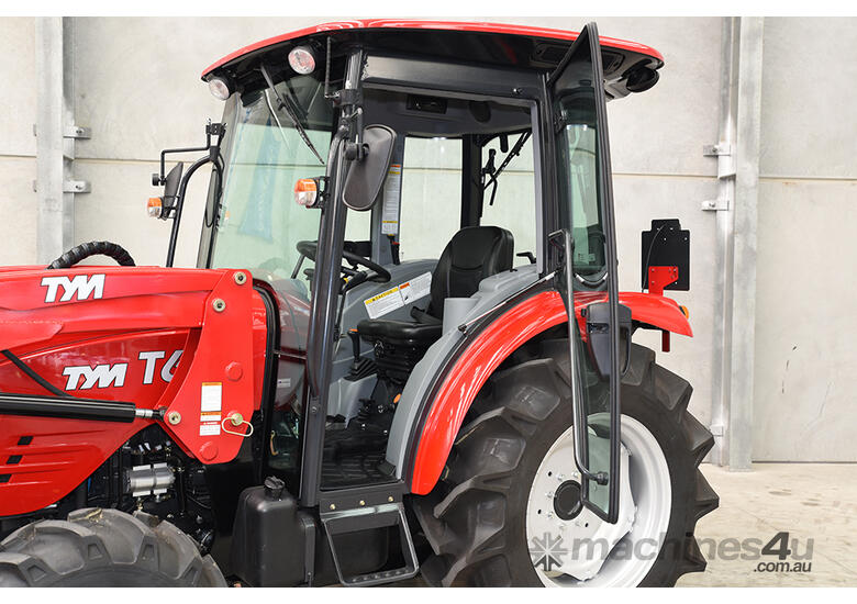 caption TYM T613 12/12 4WD Cabin AND 4-IN-1 LOADER PACKAGE