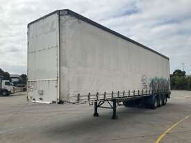 2010 Vawdrey VBS3 Tri Axle Flat Top Curtainside B Trailer - picture1' - Click to enlarge