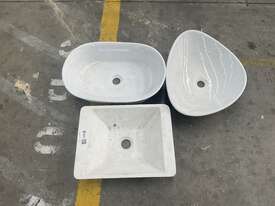 3 x Bathroom Basins - picture2' - Click to enlarge