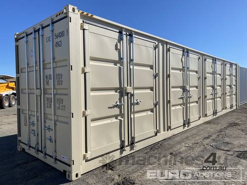 40' High Cube Multi 4 Door Container 