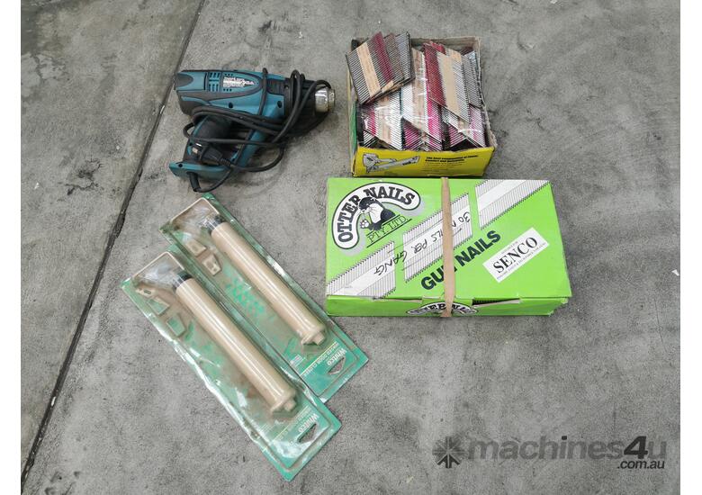 Used Makita HG6500 Heat Gun Whitco Door Closers Framing Gun Nails in