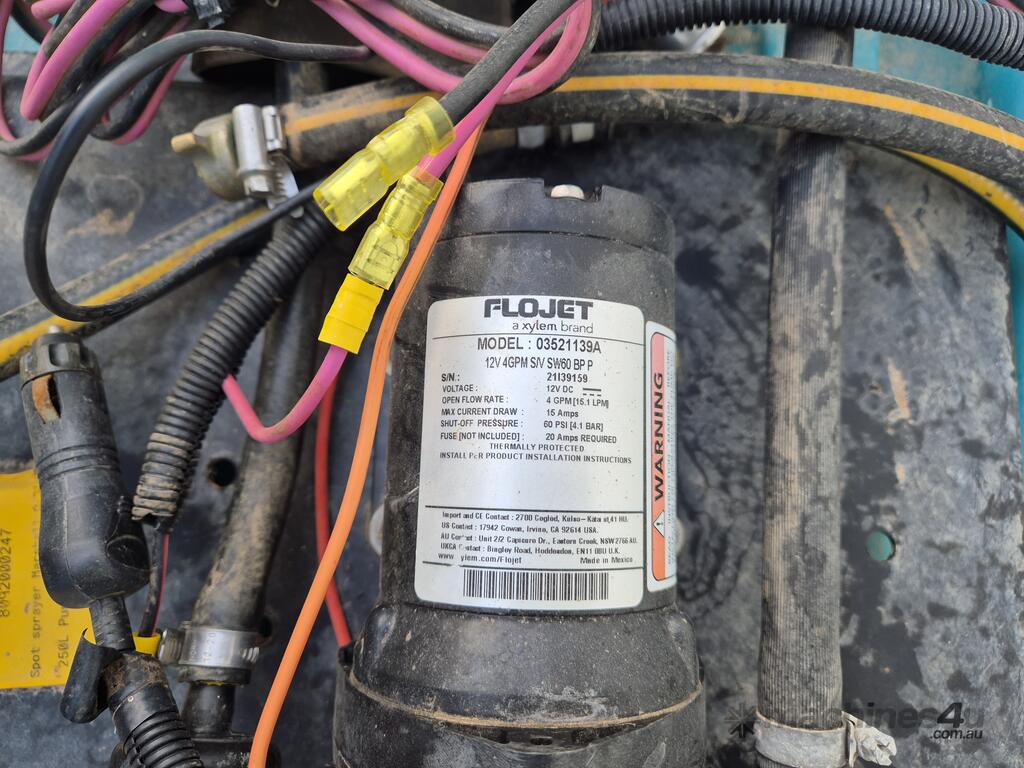 Used marshall Marshall QPlus 250L Pump with Turbo Gun Spot sprayer