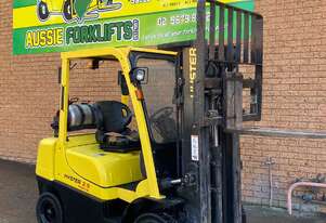 Late Model Hyster Container Mast Forklift