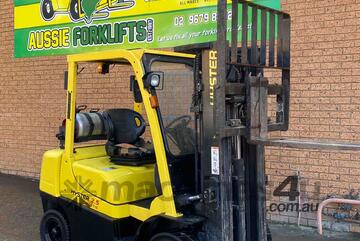 Late Model Hyster Container Mast Forklift Late Model Hyster Container Mast Forklift