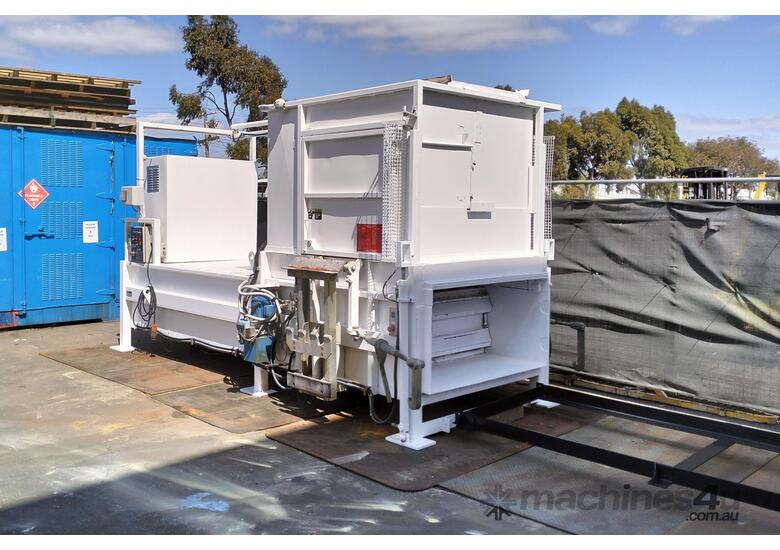Industrial Hydraulic Waste Stationary Compactor - Wastech S2000 