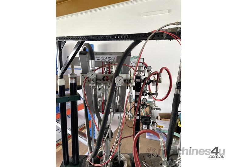 caption x2 GRACO HYDRA-MATE 2PART SILICONE PUMP